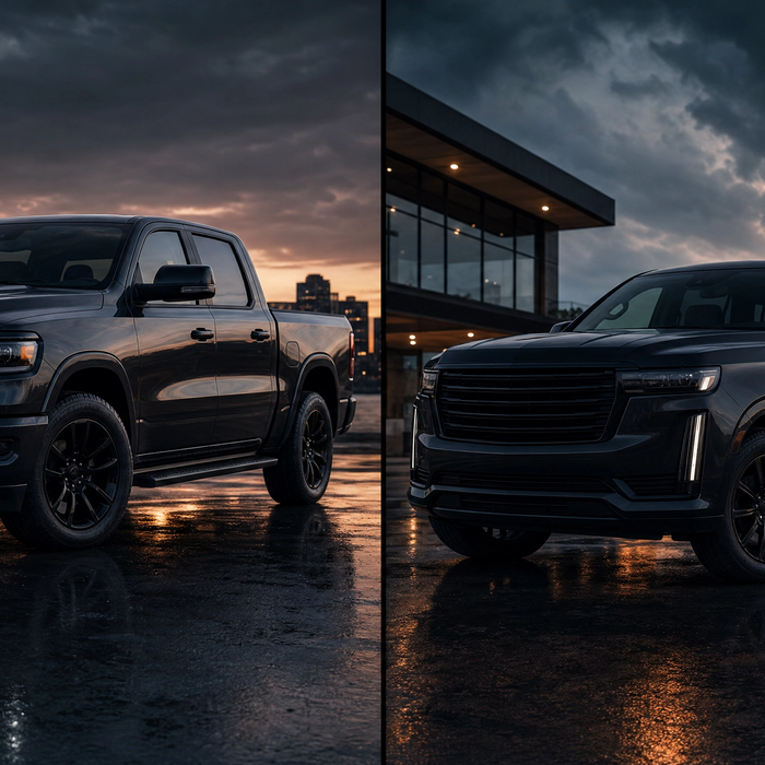 Chrome Delete for Trucks vs SUVs: What Looks Best?