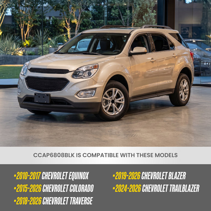 Gloss black wheel cap set for 2011 Chevrolet Equinox CCAP6808BLK