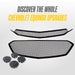 Gloss black wheel cap set for 2012 Chevrolet Equinox CCAP6808BLK