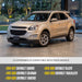 Gloss black wheel cap set for 2015 Chevrolet Equinox CCAP6808BLK