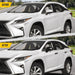 2019 Lexus RX450hL snap-on gloss black door handle cover detail DH6352BLK