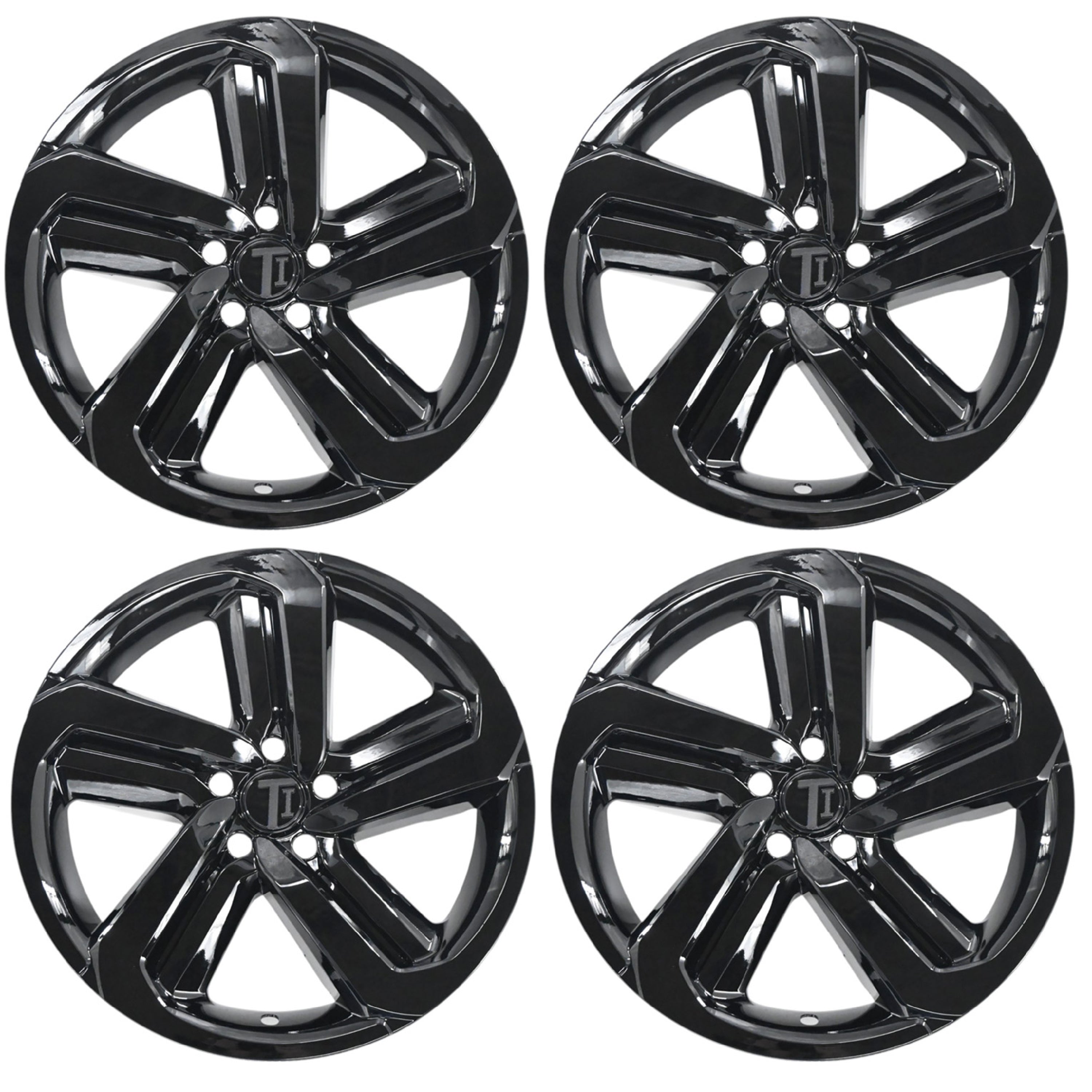 2020 Honda Accord Chrome Delete Wheel Skins WSK735-19BLK - image 1