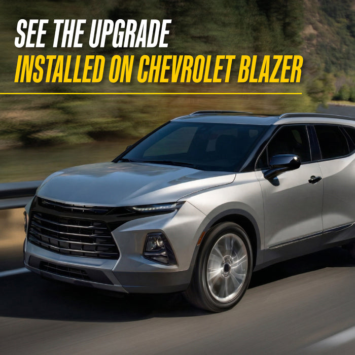 Gloss black wheel cap set for 2020 Chevrolet Blazer CCAP6808BLK