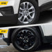 Gloss black wheel cap set for 2020 Chevrolet Traverse CCAP6808BLK