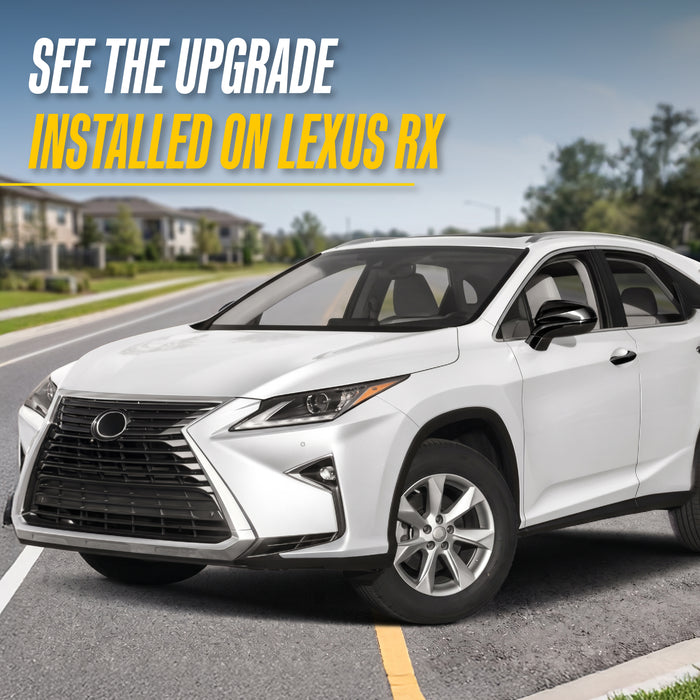 2020 Lexus RX350 4-piece gloss black door handle cover set DH6352BLK
