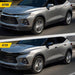 Gloss black wheel cap set for 2021 Chevrolet Blazer CCAP6808BLK