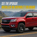 Gloss black wheel cap set for 2021 Chevrolet Colorado CCAP6808BLK
