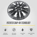 2021 GMC Yukon Chrome Delete Wheel Skins by Trim Illusion