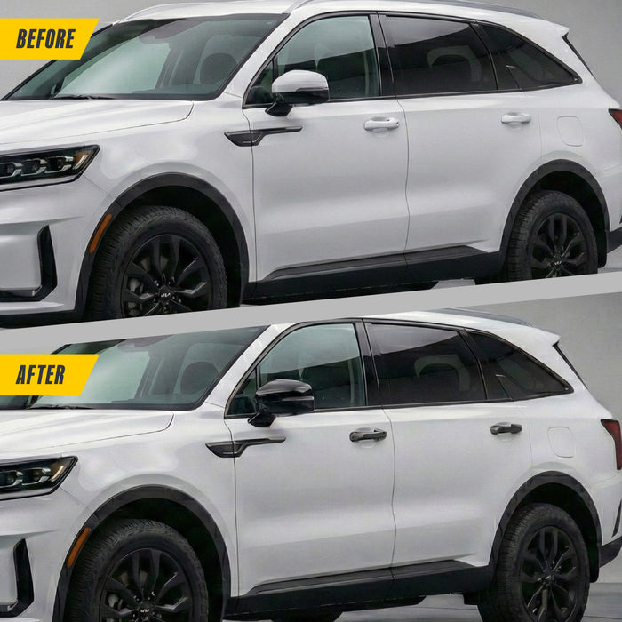 2021 Kia Sorento Chrome Delete Mirror Covers by Trim Illusion