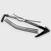 2022 Chevrolet Traverse gloss black grille overlay angle view ABS6808BLK