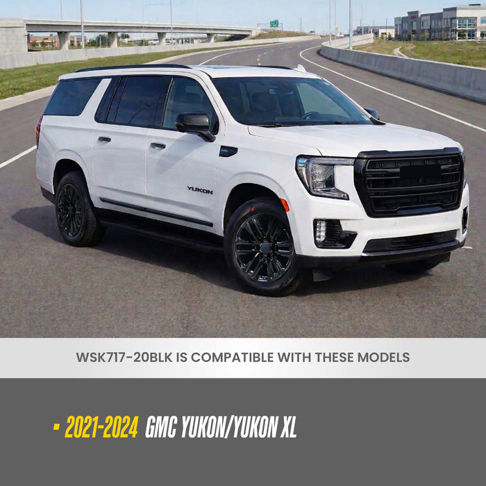 2022 GMC Yukon XL Chrome Delete Wheel Skins by Trim Illusion
