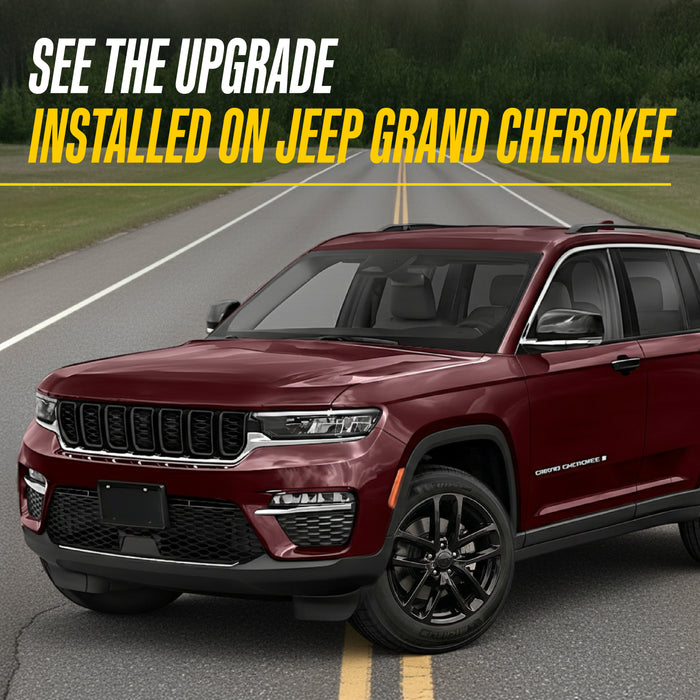 2022 Jeep Grand Cherokee L Chrome Delete Wheel Skins by Trim Illusion