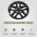 2022 Jeep Grand Cherokee Chrome Delete Wheel Skins by Trim Illusion