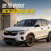 Gloss black door handle covers for 2022 Kia Seltos DH6347BLK
