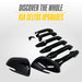 Gloss black door handle covers for 2022 Kia Seltos DH6347BLK