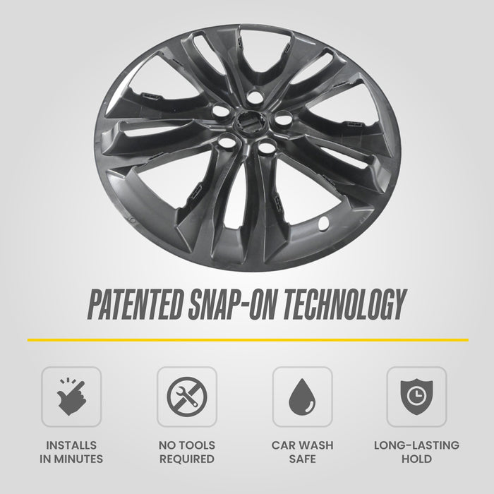 2023 Chevrolet Malibu Chrome Delete Wheel Skins by Trim Illusion