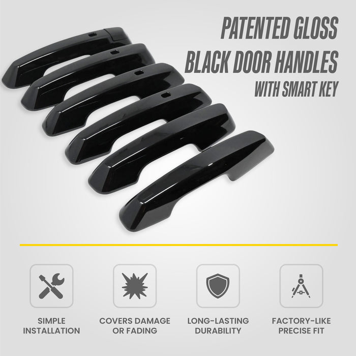 2024 Chevrolet Blazer EV Gloss Black Door Handle Covers DH6346BLK - image 4