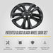 2024 Chevrolet Malibu Chrome Delete Wheel Skins by Trim Illusion