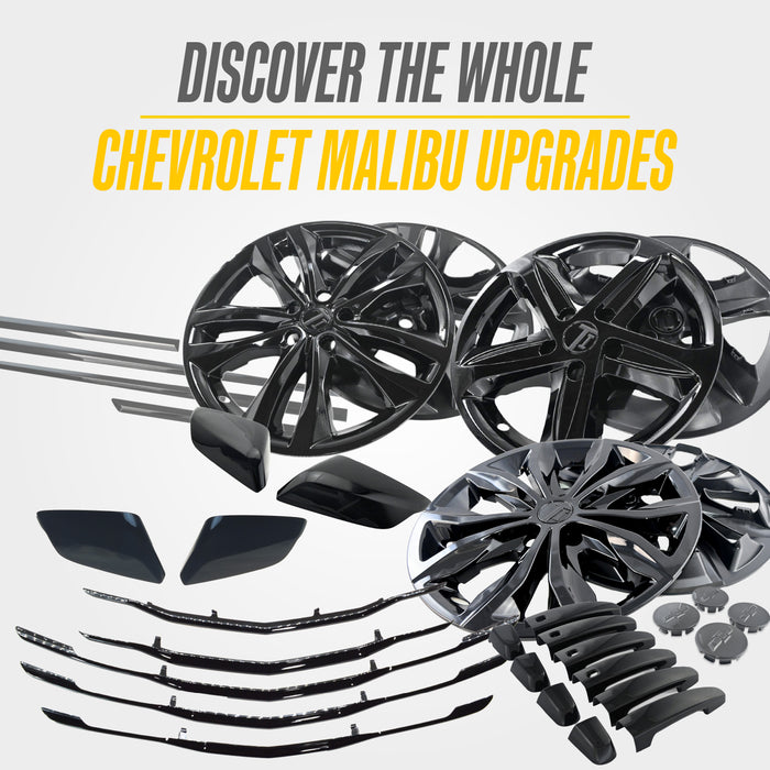2024 Chevrolet Malibu Chrome Delete Wheel Skins by Trim Illusion