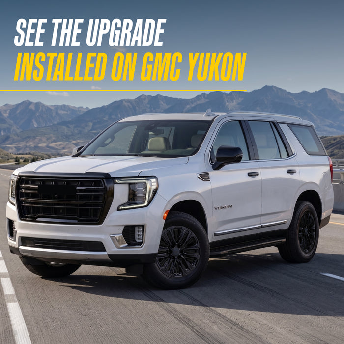 2024 GMC Yukon Chrome Delete Wheel Skins by Trim Illusion