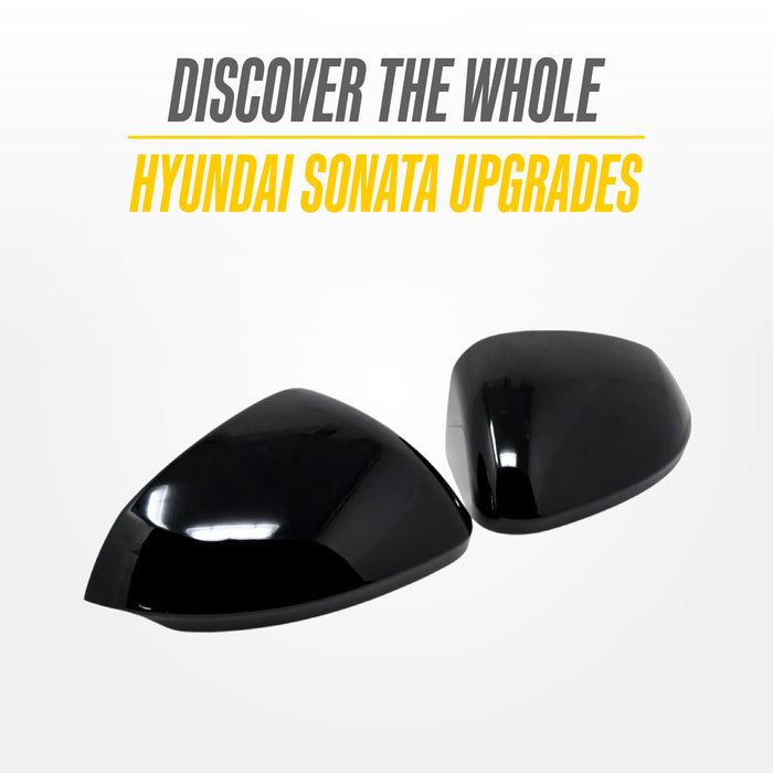 2024 Hyundai Sonata Chrome Delete Mirror Covers by Trim Illusion