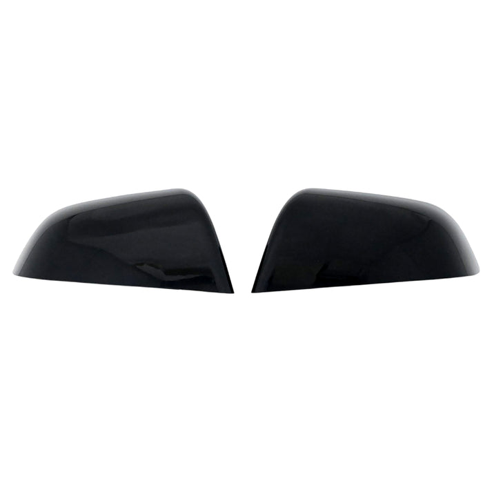2024 Tesla Model 3 Gloss Black Mirror Covers MC6372BLK - Image 1