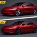 2024 Tesla Model 3 Gloss Black Mirror Covers MC6372BLK - Image 3