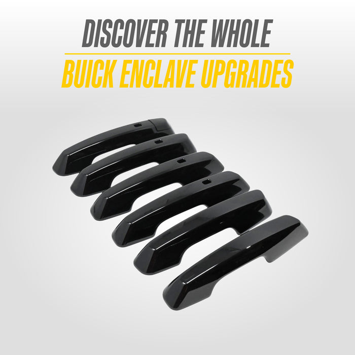 2025 Buick Enclave Gloss Black Door Handle Covers DH6346BLK - image 7