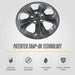 2025 Honda Accord Chrome Delete Wheel Skins by Trim Illusion