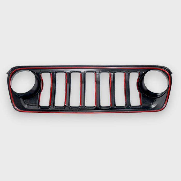 2025 Jeep Wrangler Chrome Delete Grille Overlay by Trim Illusion