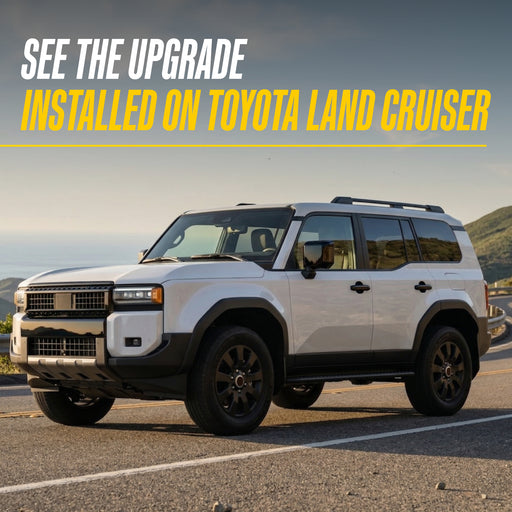 Toyota Land Cruiser Chrome Delete Grille Overlay by Trim Illusion