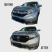 Honda CRV chrome delete grille overlay
