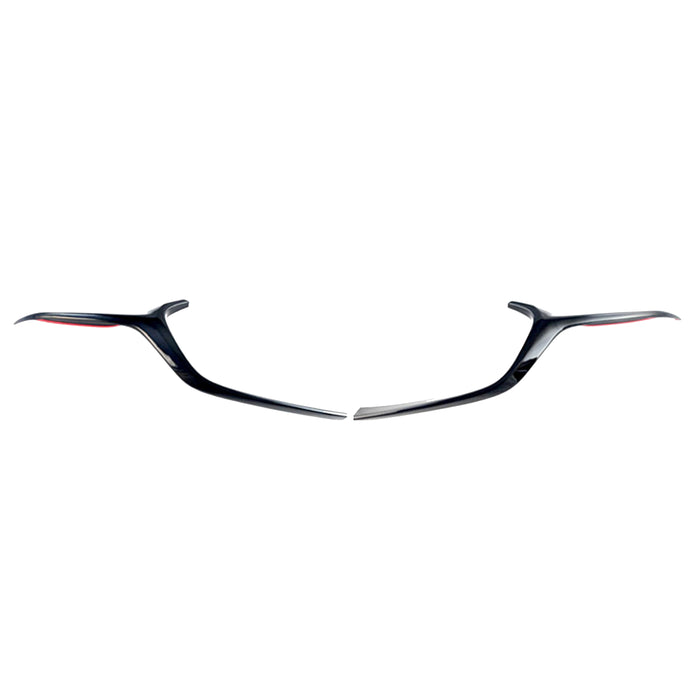 Trim Illusion ABS6596BLK Chrome Delete Grille Overlay for 19-26 Mazda 3 | Fits Base, Preferred, Select, Premium and more. Tape-on Gloss Black ABS Grille Overlay 2 PCS kit. U.S. Patented
