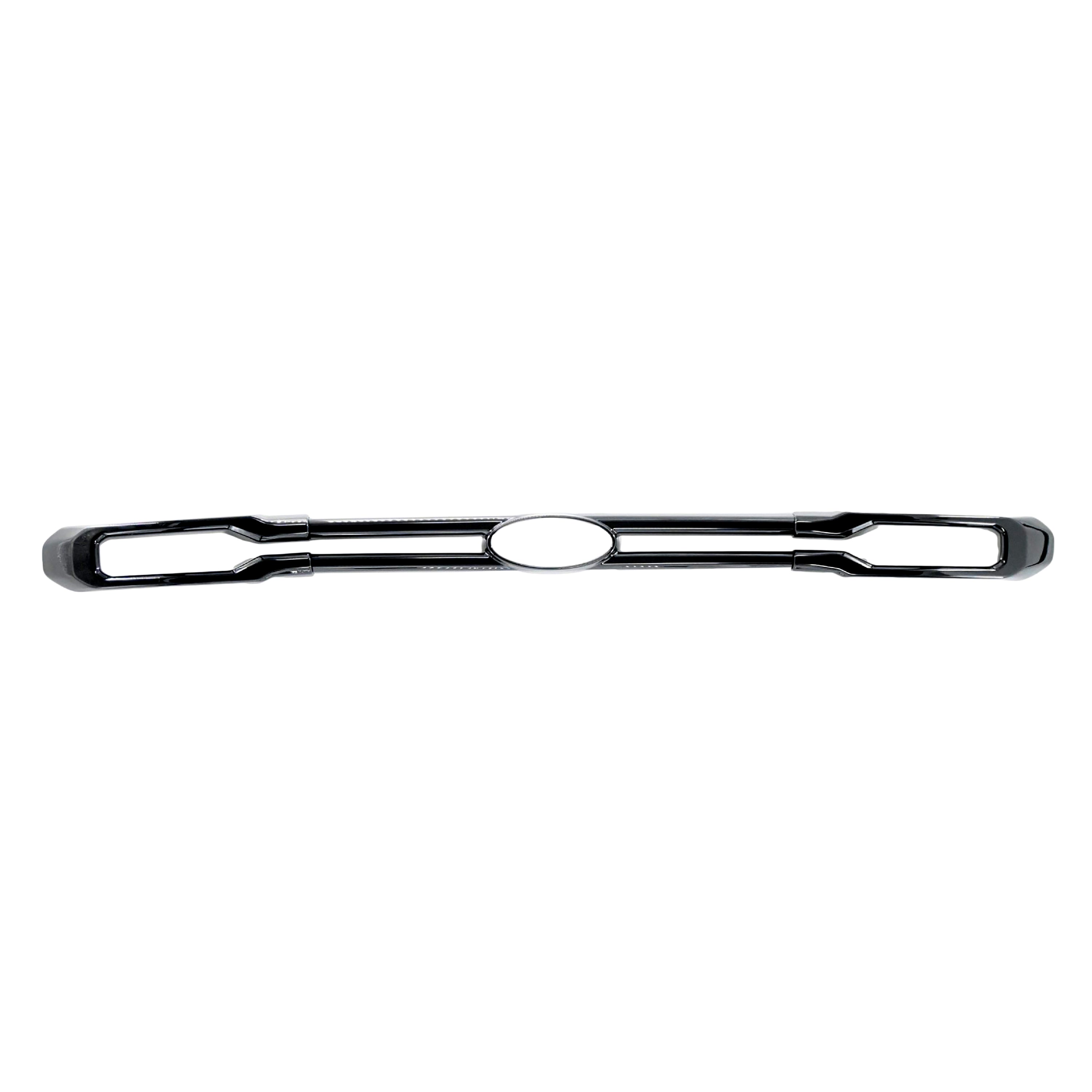 Chrome Delete Gloss Black Grille Bar Overlay | Compatible with Ford Maverick 2022-2024 | ABS6810BLK