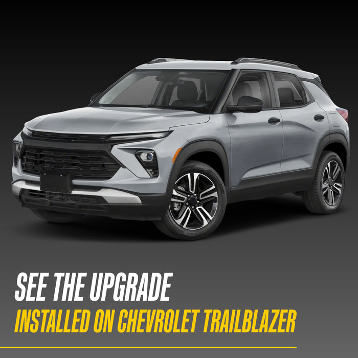 Chrome Delete Gloss Black Grille Overlay | GMC Acadia AT4 2024-2025 | ABS6861BLK