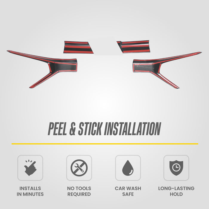 Chrome Delete Gloss Black Grille Overlay | Chevrolet Trailblazer 2024-2025 | ABS6836BLK
