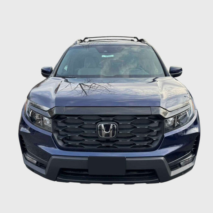 Chrome Delete Gloss Black Grille Overlay - ABS6838BLK