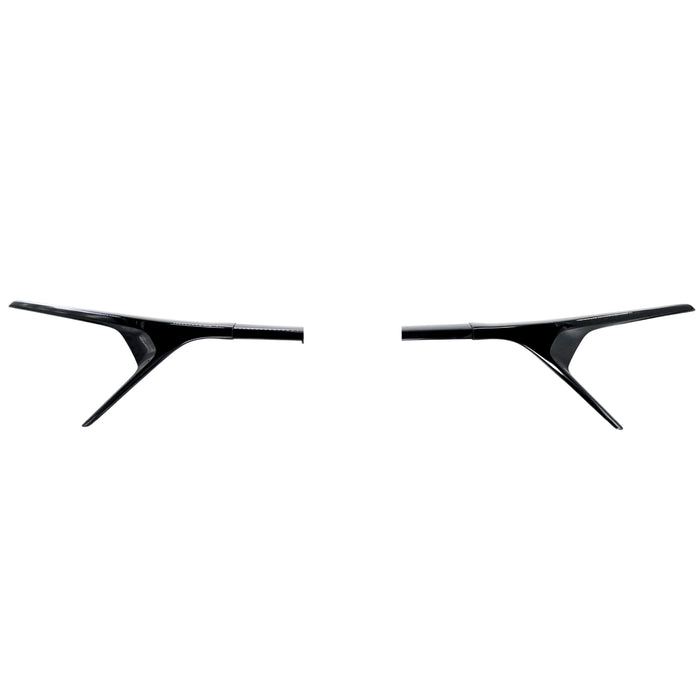 Gloss Black Grille Bar Overlay| 3 PCS  | Chevrolet Trax 2024-2025 | ABS6841BLK