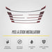 Nissan Rogue Chrome Delete Grille Overlay by Trim Illusion