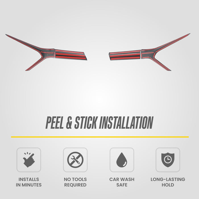 Gloss Black Grille Overlay Chevrolet Blazer 2024-2025 3 PCS - ABS6849BLK