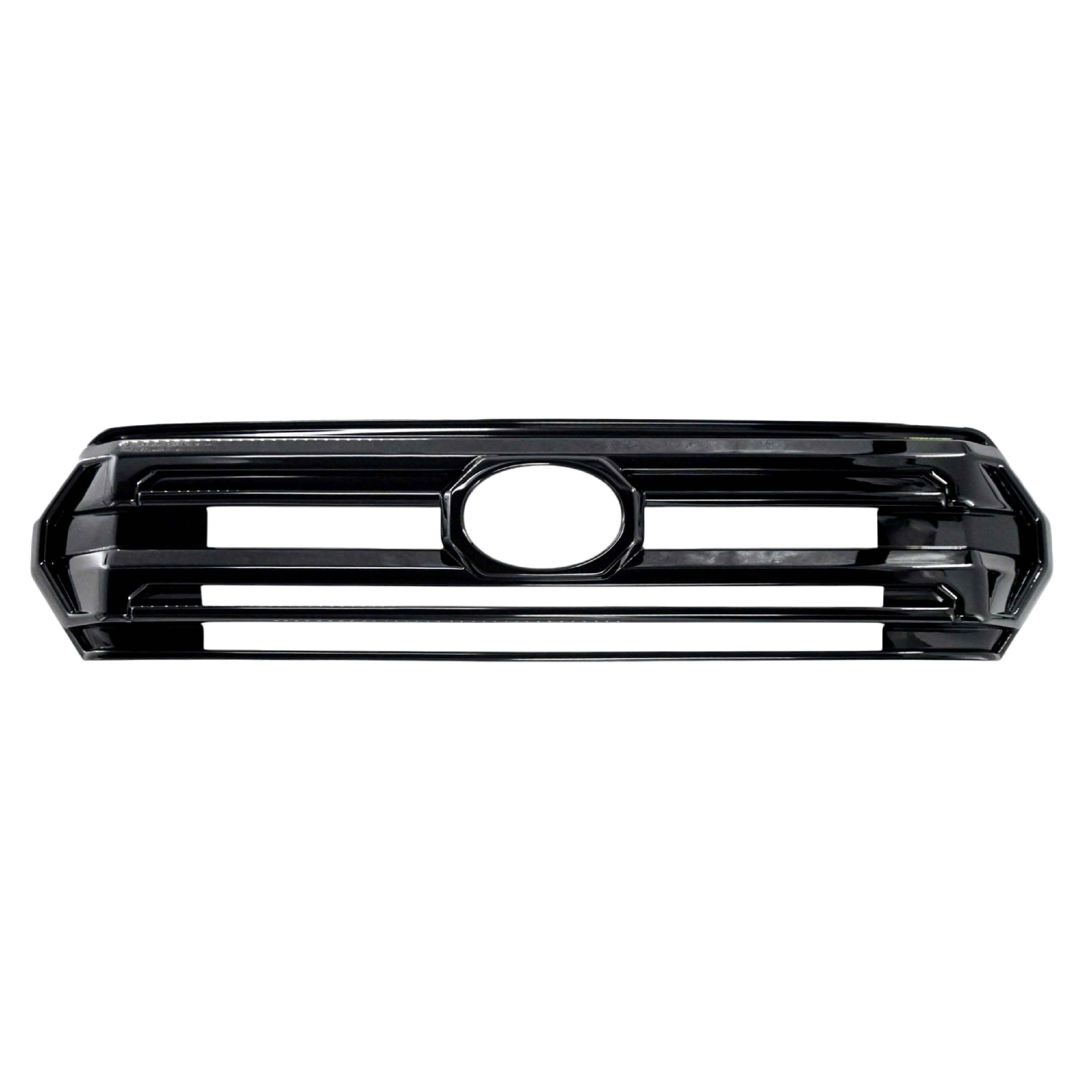 Trim Illusion ABS6851BLK Chrome Delete Grille Overlay for 24-26 Toyota Tacoma - Fits SR/SR5. Tape-on Gloss Black ABS Grille Overlay 1 PCS kit. U.S. Patented