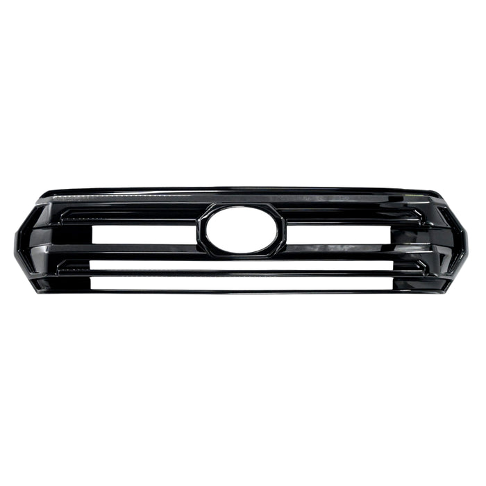 Trim Illusion ABS6851BLK Chrome Delete Grille Overlay for 24-26 Toyota Tacoma - Fits SR/SR5. Tape-on Gloss Black ABS Grille Overlay 1 PCS kit. U.S. Patented