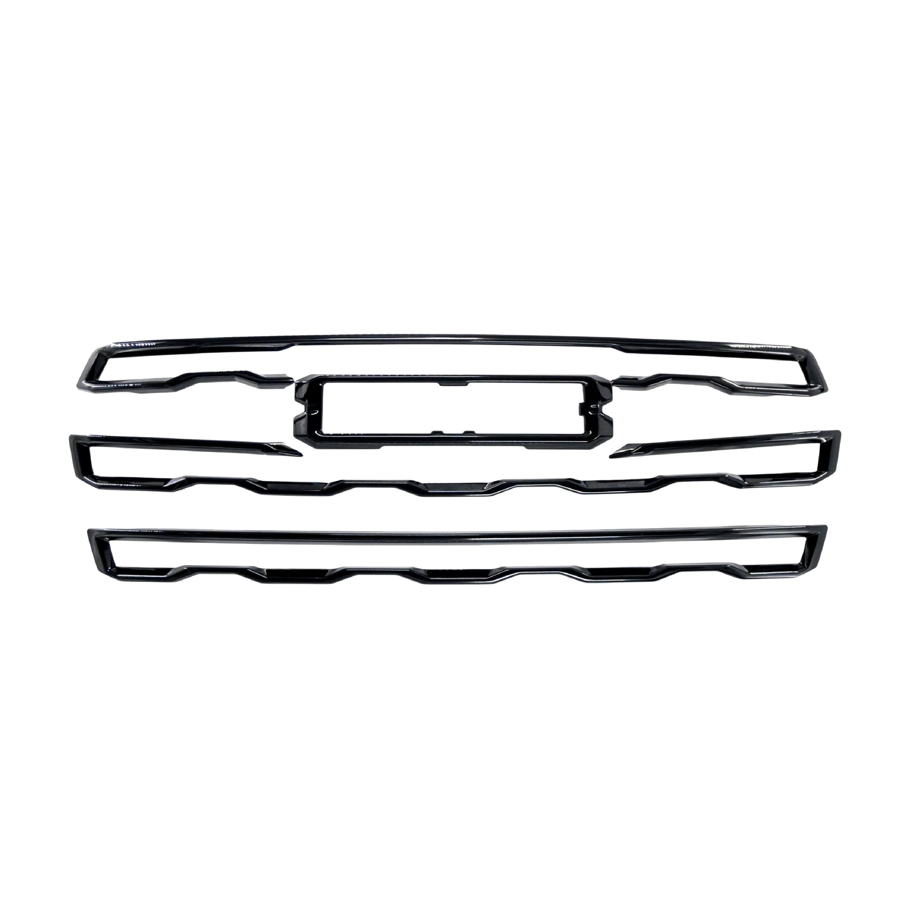 Chrome Delete Gloss Black Grille Overlay | GMC Acadia AT4 2024-2025 | ABS6861BLK