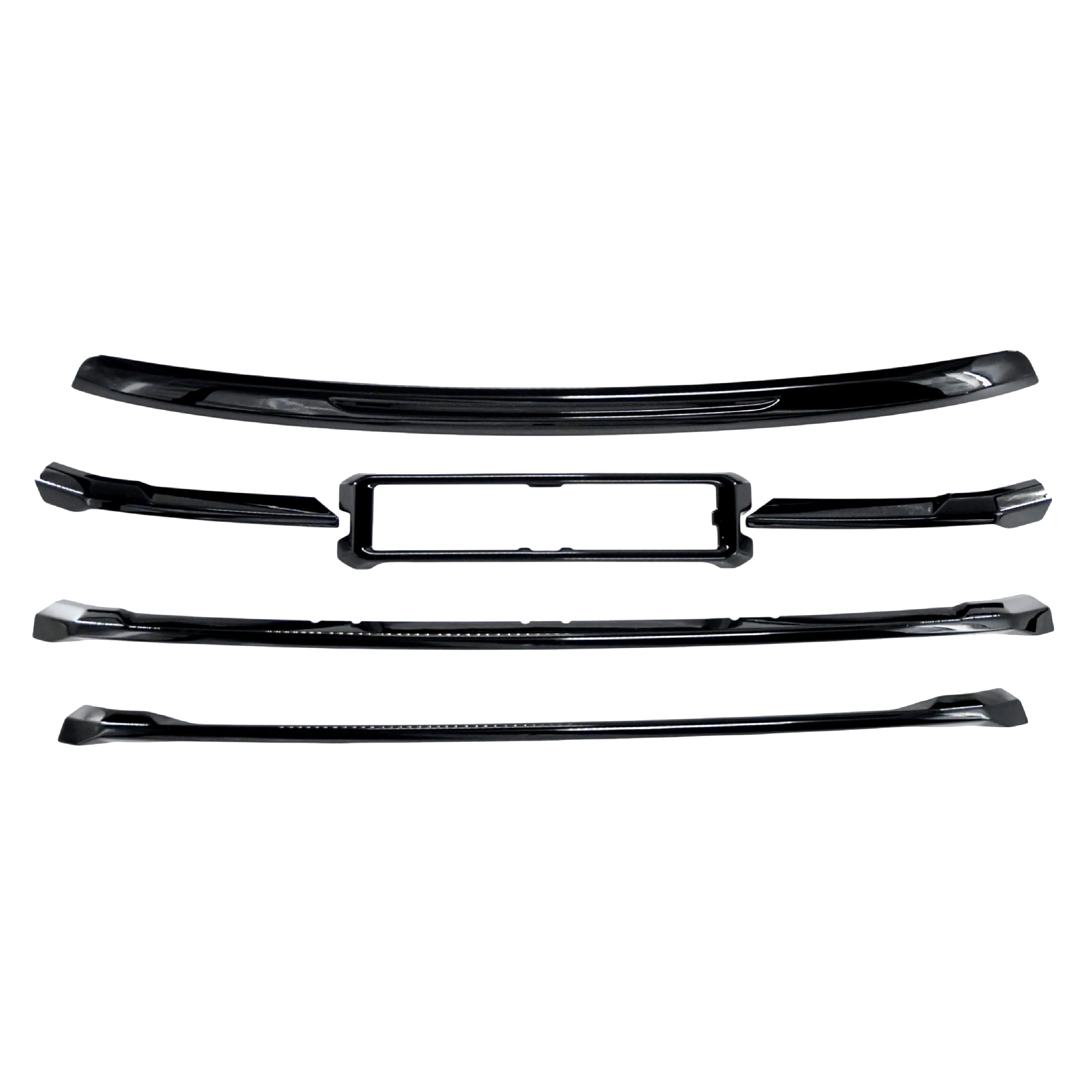 Chrome Delete Gloss Black Grille Overlay | GMC Acadia Elevation 2024-2026 | ABS6864BLK