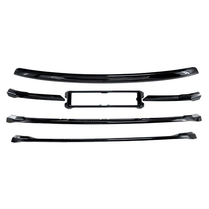 Chrome Delete Gloss Black Grille Overlay | GMC Acadia Elevation 2024-2026 | ABS6864BLK