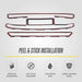 GMC Sierra Chrome Delete Grille Overlay by Trim Illusion