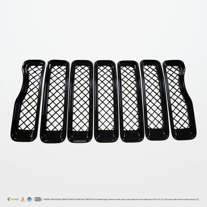 Chrome Delete Grille Overlay - ABS6495BLK