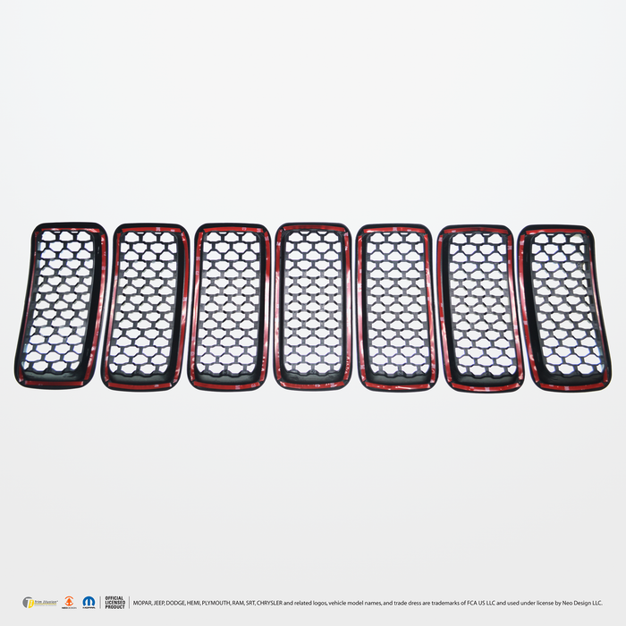 Chrome Delete Black Grille Overlay - ABS6503BLK