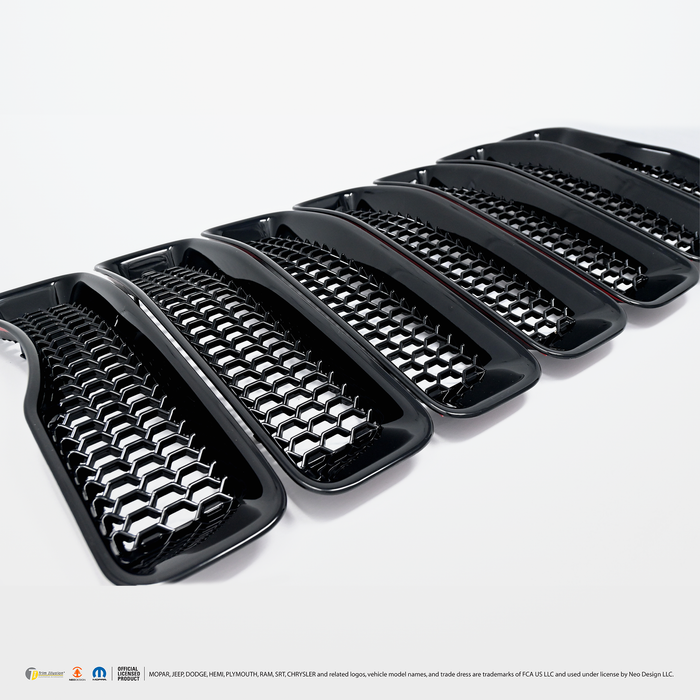 Chrome Delete Black Grille Overlay - ABS6522BLK
