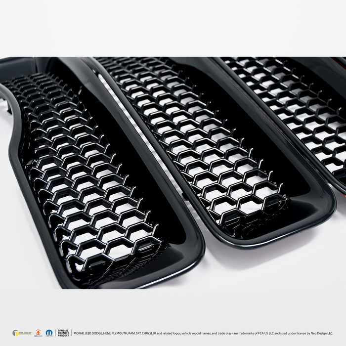 Chrome Delete Black Grille Overlay - ABS6522BLK